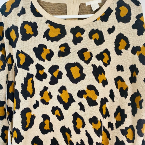 H&M Leopard Print Knit Sweater - Picture 2 of 4